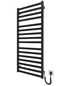 Рушникосушка Hygge Family електрична Oxford, 1170х530х80мм, таймер-регулятор, сталь, чорний матовий, фото  | SNABZHENIE.com.ua