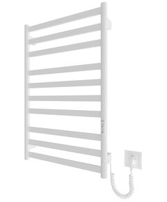 Рушникосушка Hygge Family електрична York, 770х530х80мм, таймер-регулятор, сталь, білий матовий, фото  | SNABZHENIE.com.ua