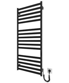 Рушникосушка Hygge Family електрична York, 1170х530х80мм, таймер-регулятор, сталь, чорний матовий, фото  | SNABZHENIE.com.ua