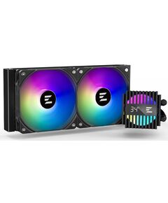 Система рідинного оxолодження  Zalman Alpha 2 A24 ARGB, LGA1851, 1700, 1200, 115x, AM5, AM4, TDP 320W, чорний, фото  | SNABZHENIE.com.ua