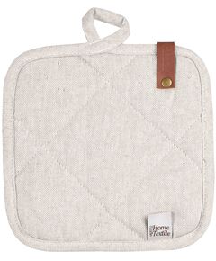 Прихватка ARDESTO Oliver, 20х20см, 100% бавовна, нап-ч: ватин, сірий світлий, фото  | SNABZHENIE.com.ua