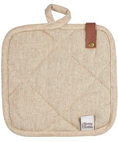 Прихватка ARDESTO Oliver, 20х20см, 100% бавовна, нап-ч: ватин, шоколад, фото  | SNABZHENIE.com.ua