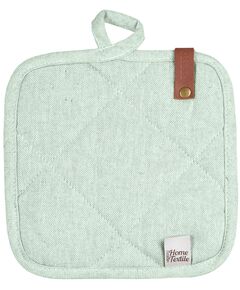 Прихватка ARDESTO Oliver, 20х20см, 100% бавовна, нап-ч: ватин, аквамарин, фото  | SNABZHENIE.com.ua