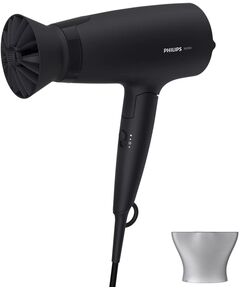 Фен Philips 3000 Series дорожній, 1600Вт, 3 режими, дифузор, хол. обдув, чорний, фото  | SNABZHENIE.com.ua