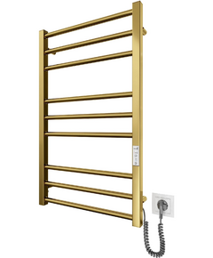 Рушникосушка Mario електрична Преміум Класік-ITR K, 800х500х80мм, таймер-регулятор, нерж.сталь, золото, фото  | SNABZHENIE.com.ua