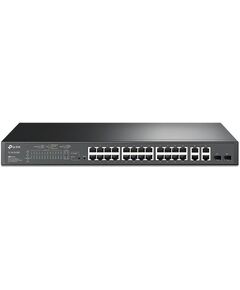 Комутатор TP-LINK SL2428P 24xFE(24xPoE), 4xSFP, 250Вт, Некерований, фото  | SNABZHENIE.com.ua