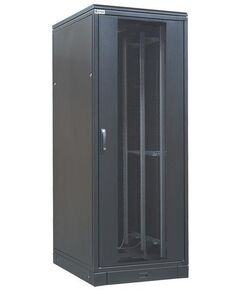 Шафа ZPAS 19", 45U, SZB IT, передні одностулкові перфоровані двері і задні розпашні, 600x1200 мм, максимально 1500кг, чорна, фото  | SNABZHENIE.com.ua