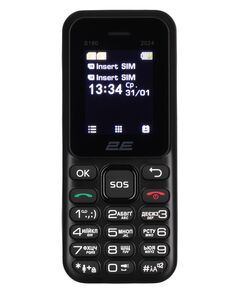Мобільний телефон 2E S180 2024 1.77" 2SIM, 600мА•год, чорний, фото  | SNABZHENIE.com.ua