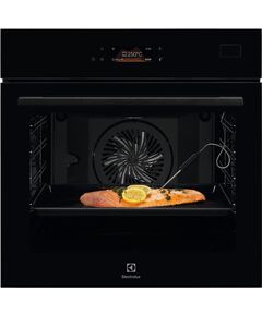 Духова шафа Electrolux електрична, 70л, А++, пара, дисплей, конвекція, ф-ція пароварки, телескопічні напрямні, чорний, фото  | SNABZHENIE.com.ua