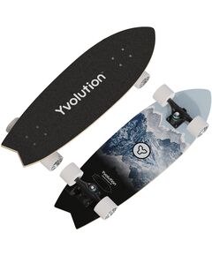 Скейтборд Yvolution Fishtail Cruiser 76см, синій, фото  | SNABZHENIE.com.ua