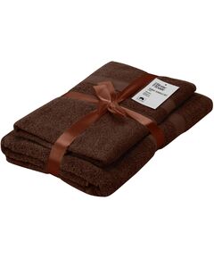 Набір рушників махрових ARDESTO Splendid 50х90см, 70х140см, 2шт, 100% бавовна, коричневий, фото  | SNABZHENIE.com.ua