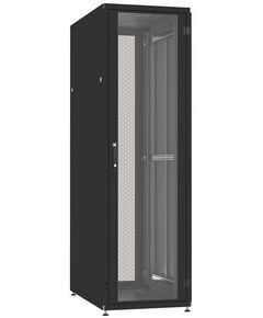Шафа ZPAS 19", 42U, SZB IT, передні перфоровані, задні перфоровані розпашні, 600x1000 мм,  максимально 1500кг, чорна, фото  | SNABZHENIE.com.ua