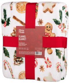 Плед ARDESTO Flannel 160х200см, 100% поліестер, імбирні пряники, фото  | SNABZHENIE.com.ua