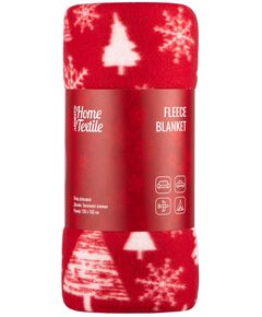 Плед ARDESTO Fleece 130x160см, 100% поліестер, засніжені ялинки, фото  | SNABZHENIE.com.ua