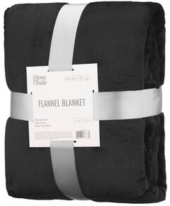 Плед ARDESTO Flannel 160х200см, 100% поліестер, чорний, фото  | SNABZHENIE.com.ua