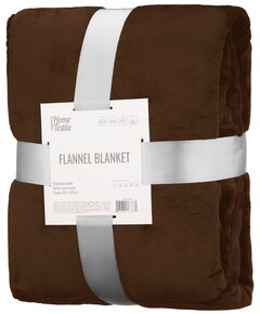 Плед ARDESTO Flannel 160х200см, 100% поліестер, коричневий, фото  | SNABZHENIE.com.ua