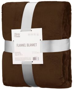 Плед ARDESTO Flannel 200х220см, 100% поліестер, коричневий, фото  | SNABZHENIE.com.ua