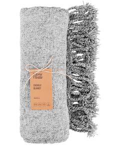 Плед ARDESTO Chenille 140х190см, 100% поліестер, сірий світлий, фото  | SNABZHENIE.com.ua