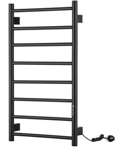 Рушникосушка ARDESTO електрична  Classik-TR K, 770x430х80мм, таймер-регулятор, сталь, чорний матовий, фото  | SNABZHENIE.com.ua