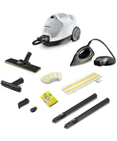 Пароочисник Karcher SC 4 EasyFix Iron, 2000Вт, 800мл, 3.5Бар, праска в компл, біло-чорний, фото  | SNABZHENIE.com.ua