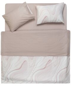 КПБ 2,0сп ARDESTO Gloria, підковдра 200х220см, простирадло 230х240см, наволочки (2) 50х70см, 100% бавовна, сатин, мармур, бежевий, фото  | SNABZHENIE.com.ua