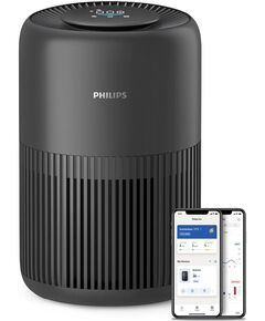 Очисник повітря Philips PureProtect Mini 900, 65м2, 250м3/год, HEPA +вугільний фільтр, датчик якості повітря,Wi-Fi, темно-сірий, фото  | SNABZHENIE.com.ua