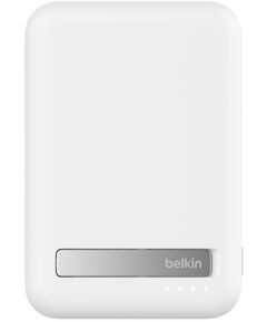 Акумулятор портативний літій-іонний Power Bank Belkin 8000мА·год, 15Вт, Magnetic Qi2, білий, фото  | SNABZHENIE.com.ua