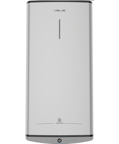 Водонагрівач електр. Ariston плаский слім VELIS TECH 80 EU, 80л, 2*1,5кВт, ун. монтаж, електр. кер-ння, B, Італія, Сірий, фото  | SNABZHENIE.com.ua