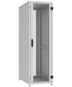 Шафа ZPAS 19", 18U, SZB IT, одностулкові передні та задні перфоровані двері, 600x1000 мм, максимально 1000кг, чорна, фото  | SNABZHENIE.com.ua