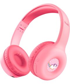 Навушники On-ear Trust Nouna Kids, Wireless, Mic, Рожевий, фото  | SNABZHENIE.com.ua