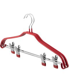 Набір вішаків з прищіпками ARDESTO 42см, 2шт, метал, ПВХ, червоний, фото  | SNABZHENIE.com.ua