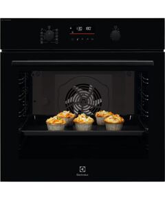 Духова шафа Electrolux електрична, 72л, A, пара, дисплей, конвекція, телескопічні напрямні, чорний, фото  | SNABZHENIE.com.ua
