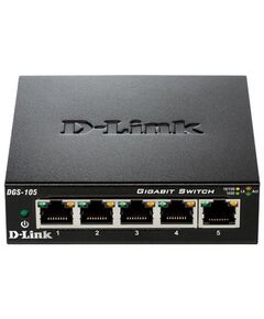 Комутатор D-Link DGS-105 5xGE, Некерований, фото  | SNABZHENIE.com.ua
