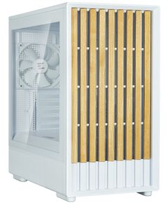 Корпус Zalman P10 Namu без БП, 1xUSB3.0, 1xUSBType-C, 2x120мм, 1x120мм ARGB, VGA 340мм, LCS ready, TG Side Panel, mATX, білий, фото  | SNABZHENIE.com.ua