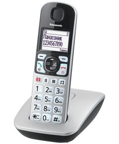 Радіотелефон DECT Panasonic KX-TGE510RUS, чорно-сріблястий, фото  | SNABZHENIE.com.ua