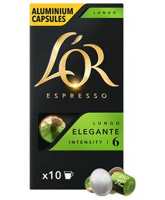 Кава L`OR капсули  Lungo Elegante, 100% арабіка, 10шт, Nespresso, фото  | SNABZHENIE.com.ua