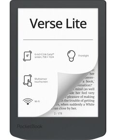Електронна книга PocketBook 619 Verse Lite, Midnight Grey, фото  | SNABZHENIE.com.ua