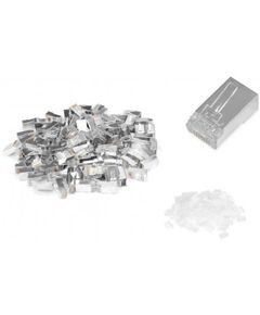 Конектор DIGITUS CАТ 6 RJ45, STP, 100шт., фото  | SNABZHENIE.com.ua