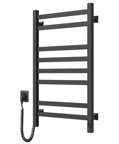 Рушникосушка Navin електрична Авангард, 800х480х71мм, таймер-регулятор, сталь, чорний муар, ліве підключення, фото  | SNABZHENIE.com.ua