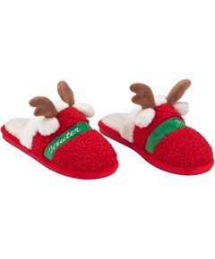 Взуття домашнє ARDESTO Christmas 38/39 розмір, 100% поліестер, підошва 100% гума, червоний, фото  | SNABZHENIE.com.ua