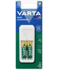 Зарядний пристрій Varta Mini Charger 2хNI MH AA2100 мА•год, фото  | SNABZHENIE.com.ua