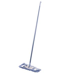 Швабра ARDESTO Profe 40см з 3-секційною ручкою 130см та 2 змінні насадки, синій, фото  | SNABZHENIE.com.ua