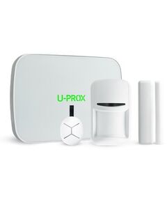 Комплект охоронної сигналізації U-Prox MPX L KF kit White, U-Prox MPX L, U-Prox PIR, U-Prox WDC, U-Prox Keyfob B4, бездротовий, білий, фото  | SNABZHENIE.com.ua