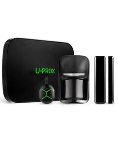 Комплект охоронної сигналізації U-Prox MPX LE KF kit Black, U-Prox MPX LE, U-Prox PIR, U-Prox WDC, U-Prox Keyfob B4, бездротовий, чорний, фото  | SNABZHENIE.com.ua
