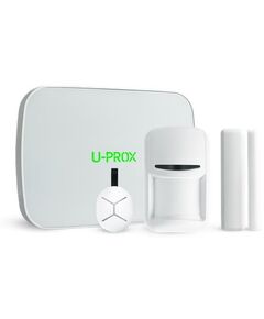 Комплект охоронної сигналізації U-Prox MPX LE KF kit White, U-Prox MPX LE, U-Prox PIR, U-Prox WDC, U-Prox Keyfob B4, бездротовий, білий, фото  | SNABZHENIE.com.ua