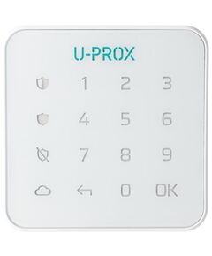 Бездротова сенсорна клавіатура U-Prox Keypad G1 White, 1 група, бездротовий, білий, фото  | SNABZHENIE.com.ua