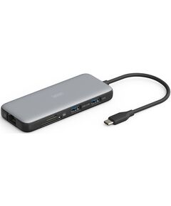 Док-станція DIGITUS USB-C > 2xHDMI/2xUSB-A/USB-C/SD/MicroSD/RJ54, фото  | SNABZHENIE.com.ua