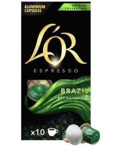 Кава L`OR капсули  Espresso Brazil Origins Collection, 100% арабіка, 10шт, Nespresso, фото  | SNABZHENIE.com.ua