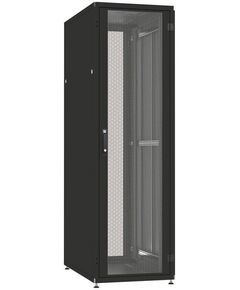 Шафа ZPAS 19", 24U, SZB IT, одностулкові передні та задні перфоровані двері, 600x800 мм, максимально 1000кг, чорна, фото  | SNABZHENIE.com.ua