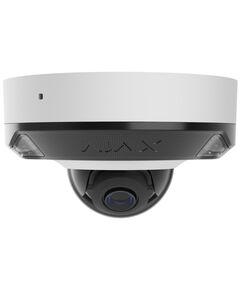 IP-Камера дротова Ajax DomeCam Mini HL white, 5мп, 2.8мм, гібридне підсвічування IR 15м, білий Led 15м, Poe, True WDR, IP 65, ІЧ 15м, аудіо, кут огляду 100° до 110°, міні купольна, біла, фото  | SNABZHENIE.com.ua